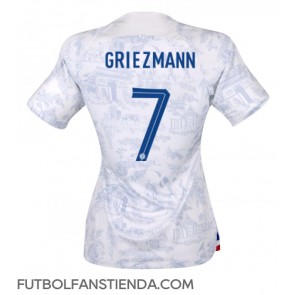 Francia Antoine Griezmann #7 Segunda Equipación Mujer Mundial 2022 Manga Corta